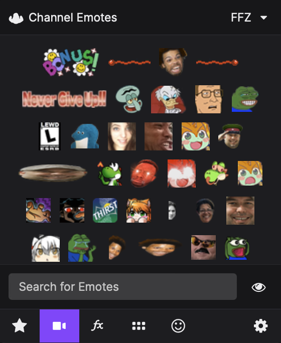 twitch emotes extension safari