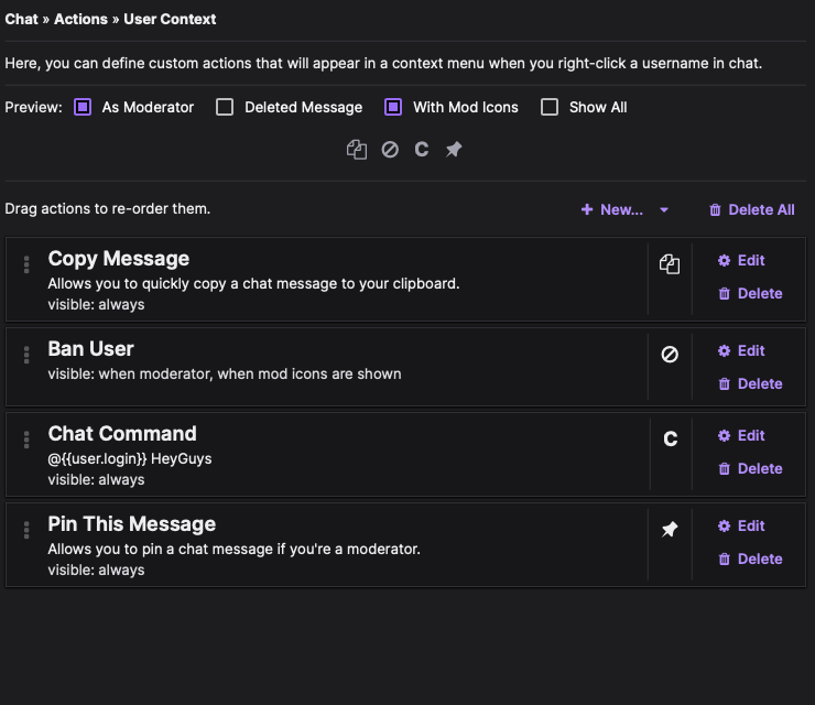 twitch pronoun extension safari